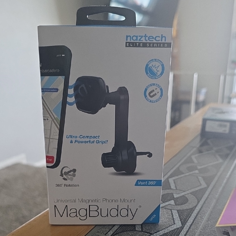 MagBuddy Vent 360 Magnetic Phone Mount - Black